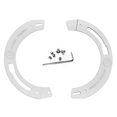 Toilet Flange Repair Kit Works on 3" or 4" Cast Iron, PVC or ABS