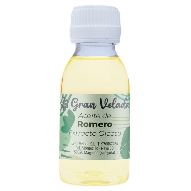 Extracto de Romero Oleoso | Antioxidante, Antiséptico y Cicatrizante | Ideal para Cremas y Pomadas | 100% Vegetal | 1000 ml
