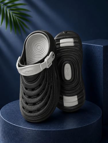 Image of Men's Clogs Mules for Men & Boys - CreamComfortable, Lightweight, Non-Slip, Waterproof, Stylish, Classic, Casual, Everyday Mules