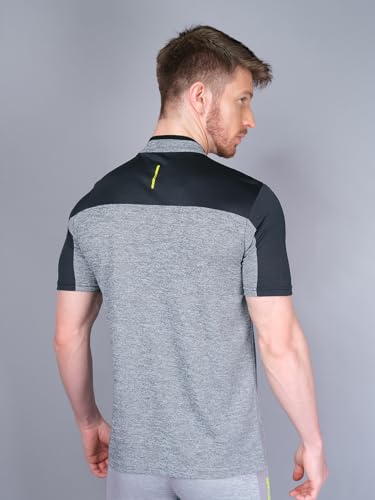 Image of TECHNOSPORT Men's Slim Fit Active T-Shirt - (MTP512 P) Pack of 1