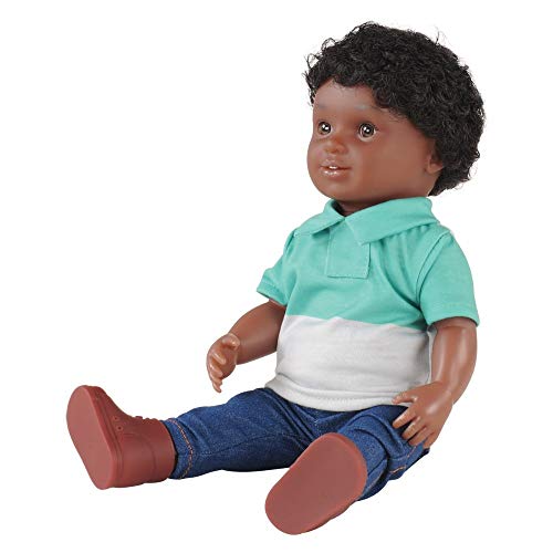 Muñeco de vinilo afroamericano 13" con articulaciones miniatura 3