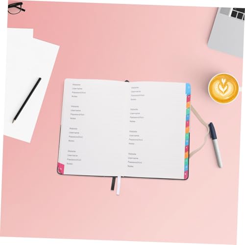 Carnet de mots de passe A5 pour ne plus oublier vos identifiants web