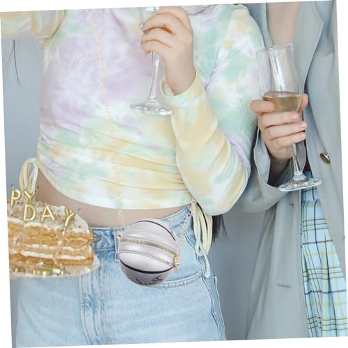 Chain Basketball Bag Cute Wallet Basketball Wallet Purses for Women Crossbody Basketball Messenger Bag Cute Crossbody Bags for Women Shoulder Bags Modeling Iron Child/13273