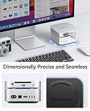 ORICO MiniMate 4TB Zewnętrzna kompatybilność SSD z Mac Mini M4, 2 TB do przetwarzania danych 40 Gb/s (3200 MB/s), 2 TB na 1000 MB/s, USB 3.2 (10 Gb/s) x 3, TF i SD 4.0, M4Ultra