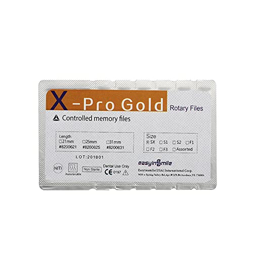 Dental X-Pro Gold NITI Rotary Files
