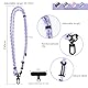 xiaowanwan Handykette Universal,Verstellbar Handyband zum Umhängen,Handy Umhängeband,Handykette Ohne Hülle,Abnehmbare Lanyard Handy (Rosa)