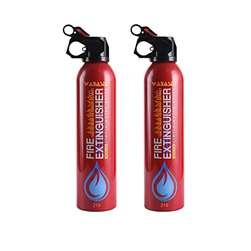 Portable Fire Extinguisher Spray - 21B 620ml with Holder Strap Fire Extinguisher For Home Kitchen Car Garage Boat (2) Portable Fire Extinguisher Spray - 21B 620ml with Holder Strap Fire Extinguisher For Home Kitchen Car Garage Boat (2)