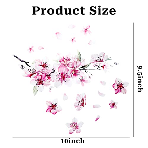 Cherry Blossom Stickers Car Sticker Car Decals For Women Car Decal Scratch Cover Car Stickers Cherry Blossom Sticker Decal Cherry Blossoms Car Wall Window Bumper Sticker Car Accessories Decal #TOP1