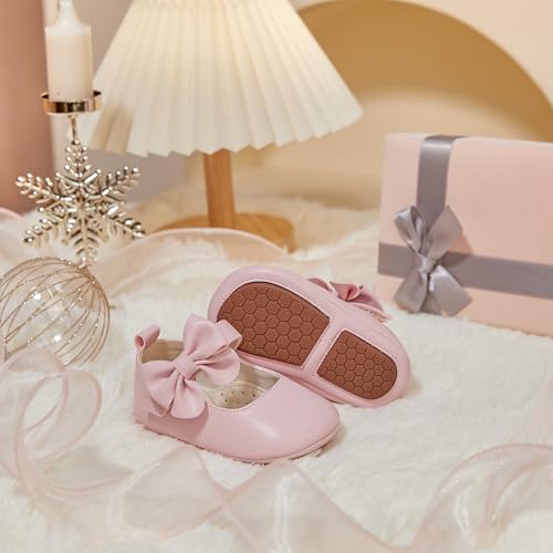 Image of PHIRAMIN Toddler Girl Mary Jane Dress Shoes-Little Girl School Uniform Shoes for Wedding Party