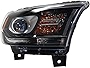 KarParts360 Compatible With Dodge Durango Headlight Assembly 2014 15 16 2017 Passenger Side | Halogen | Black Interior CAPA CH2503255 | 68184826AF