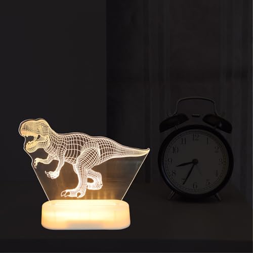 Lámpara de Mesa de Noche LED 3D Dinosaurio Homoyoyo miniatura 6