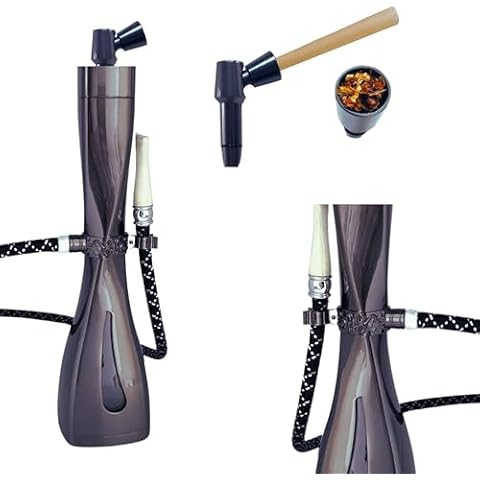 Portable Hookah Set with Everything (Platinum) Cover