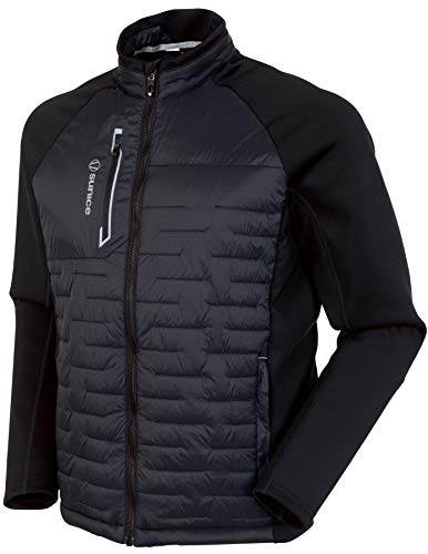 Sunice Hamilton Mens Windproof Jacket - Full Zip Thermal Stretch Windbreaker