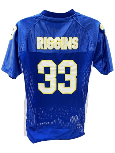 My Party Shirt Tim Riggins #33 Panthers Football Jersey - Mens Large Blue