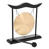 Cloches de table - la décoration du gong est élégante et distinctive, ajoutant une touche de sophistication à n'importe quelle pièce, mini gong