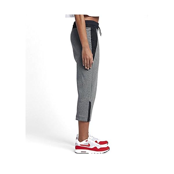 Nike Women's Sportswear Tech Fleece Pant Carbon Heather 831711-091 (Size: XS)