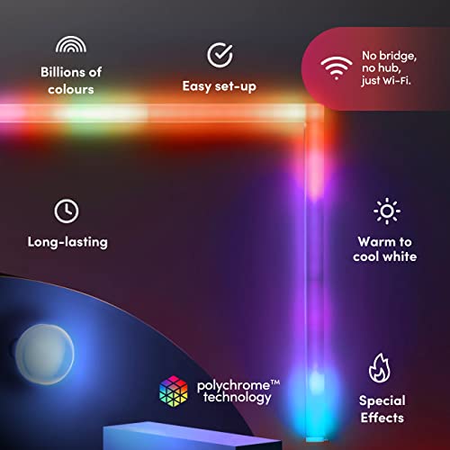 Image of LIFX Beam Smart Light Bar 6 Piece Kit (L3BEAMKITUS), Multicolor, 6 Count, 33 Watts (Pack of 4)