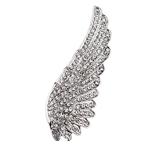 Image of Pearl Diamond Brooch Pins for Dress Sweater Scarf, Wedding Party Decoration Birthday Christmas Gift