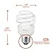 Xtricity Compact Fluorescent Light Bulb T2 Spiral, E26 Base, 9W (40 Watt Equivalent), 5000k Daylight, 540 Lumens, CFL, 120V - UL Listed, (8 Pack)