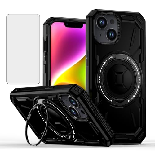 Coque de téléphone iPhone 15 i15 15 protecteur d'écran verre trempé Asuwish