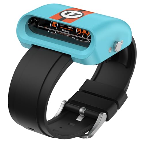 Montre électronique de sport étanche avec un grand écran LED numérique et bracelet en silicone