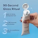 Truhair Brilliance Boost Gloss Shine & Repair Treatment | Deep Conditioning Hair Mask for Damaged Hair | Hair Gloss Treatment for Glossy Shine, Radiance & Smooth Finish | Hydrating Hair Mask - 6 Fl Oz - Image 3