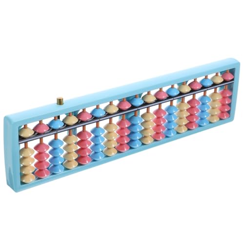 VICASKY Chinese Abacus for Kids Math - 17-Column 5-Beads Mental Arithmetic Calculating Tool for Students - Educational Number Counting Toy for Classroom and Home