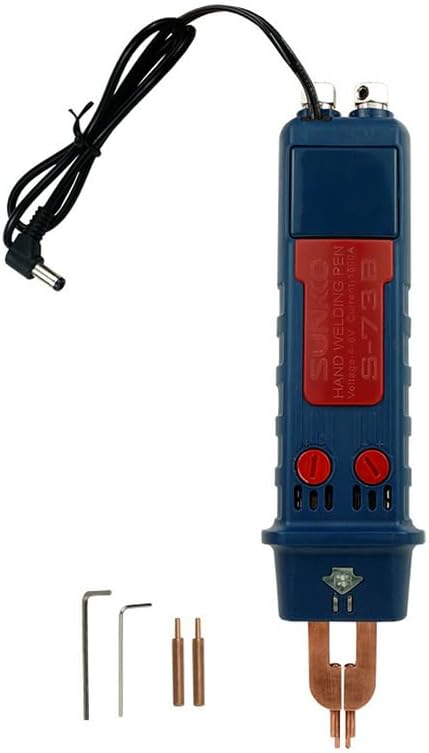 Portable Integrated Spot Welding Pen Adjustable Pressure Efficient Welding Tools Spot Welding Pen Automatic Trigger Switch (A:73B No Cable)