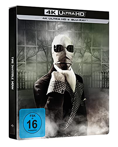 Der Unsichtbare (1933) – 4K Steelbook (UHD + Blu-ray Disc)