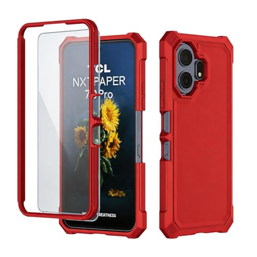 Carcasa TCL NXTPAPER 70 Pro 5G con protección de cuerpo completo y silicona gel