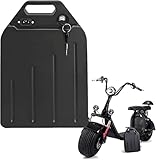 SpokeNation Batería de Iones de Litio para Patinete eléctrico de 60 V, 20 Ah, 25 Ah y 30 Ah, con Cargador para Motor de 1000 W, 500 W y 200 W.