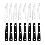 HENCKELS Razor-Sharp Steak Knife Set of 8, German Engineered Informed by 100+ Years of...