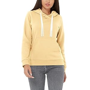Women’s Hoodie Sweatshirt Fleece Pullover Hooded Athletic Long Sleeve Sweat Shirt For Women Casual Hoodies Pockets