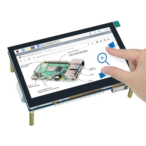 Freenove 4.3C`^b`XN[j^[ for Raspberry Pi 5 4B 3B+ A+A800x480sNZIPSfBXvCA5_^b`?eʃXN[AhCo[ȂMIPI DSI|[g