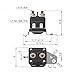 725-06153A 725-06153 Starter Solenoid Relay for Riding Lawn Mower Compatible with Cub Cadet XT1 XT2 Enduro RZT LT1 ZT1 ZT2 MTD Troy Bilt Yard Man Husky Yard Machines Craftsman Zero Turn