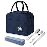 Lunch Bag,Tote Insulated Bag with Water-resistant Soft Liner for...
