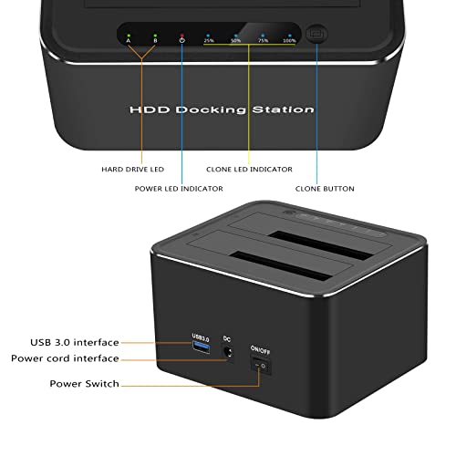 Base Docking SATA USB 3.0 para Disco Duro 2.5/3.5" miniatura 6