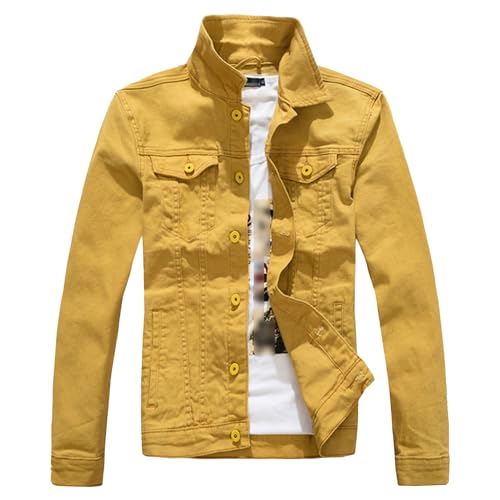 Veste en jean classique homme décontractée ample et ajustée