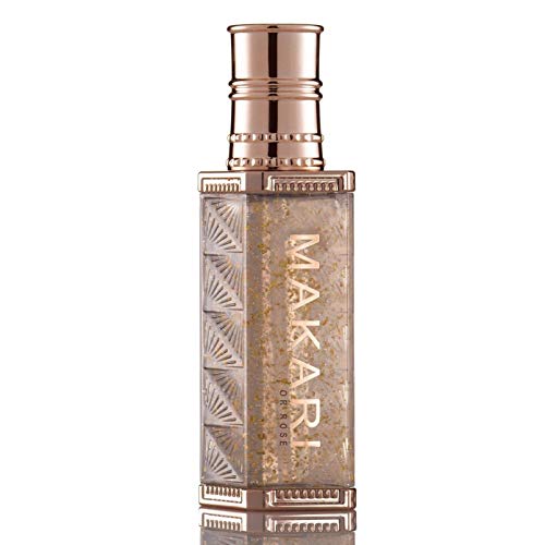 Makari 24K Gold Lightening Serum – Anti-Aging Face & Neck Gel w/Real Gold Particles, Omega 3 & Active Probiotics for Wrinkles, Dark Spots & Blemishes – Luxurious Moisturizing & Lightening Formula
