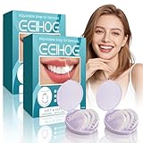 2 Stück Silikon Zahnprothesen, Falsche Zähne Veneers, Zahnersatz Silikon-Reline-Kit, Provisorisches Zahn-Veneerset, Reline Gebiss-Set, Zahnersatz Prothese Komplett für Temporäre Zahnaufhellung