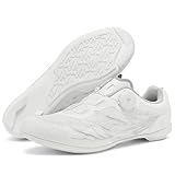 Supérieur respirant: Ce clip dans les chaussures de vélo supérieure est en matériau synthétique léger et à haute résistance avec insert en maille, qui offrent une sensation de pied légère et entièrement respirante.