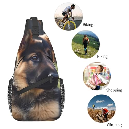 Bolso cruzado tipo sling para trekking y viajes miniatura 6