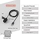 Cubilux 1,5M Omnidirektional USB C Lavalier Mikrofon für iPhone 15+/15 Pro Max, iPad Pro iPad 10 iPad Air 5/4, MacBook Pro/Air, Samsung S23/S22/S21 Tab S9/S8, Pixel 8/7/6 Pro, Typ C Clip On Mini MIC