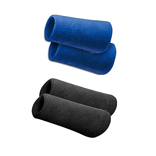 R LON Workout Sweat/Wrist Band for All Sports Like Hocky,Tennis,TT,Running.Weight Lifting with Super Sweat Absorbent Free Size for Men & Women (Pack of 2 Pair) a22 (B09DVVFTX3) Amazon Price History, Amazon Price Tracker
