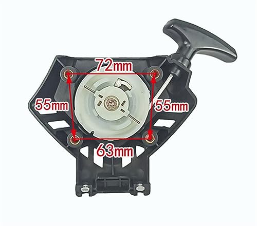 DUNLAP Rückstoßstarter passend for chinesische 145190 Motorsense, Trimmer, Seilzugstart (Color : Style A)