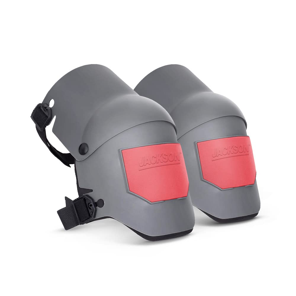 JACKSON Safety 95110 Ultra-Flex wysokiej jakości ochronne trwałe antypoślizgowe ochraniacze na kolana do pracy, ogrodnictwa, podłóg lub DIY, szary