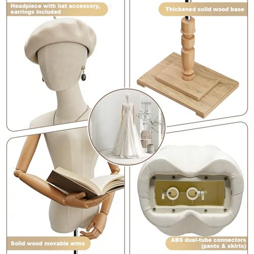 Présentoir à vêtements réglable en hauteur pour atelier et exposition - 4