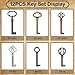 12PCS Hollow Barrel Skeleton Key, Hollow Skeleton Keys, Vintage Furniture, Vintage Locks, Decorations