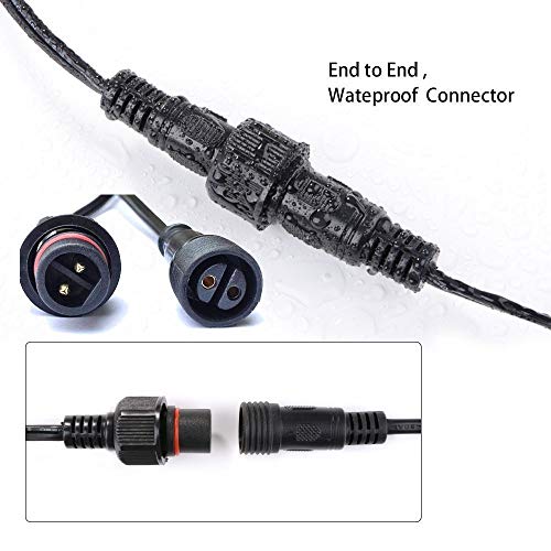 Waterproof Extension Cable for G40 Clear Globe String Lights(3m)