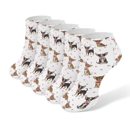 Breathable Low Cut Socks Unisex 5 Pairs Quick Dry Athletic Casual Outdoor